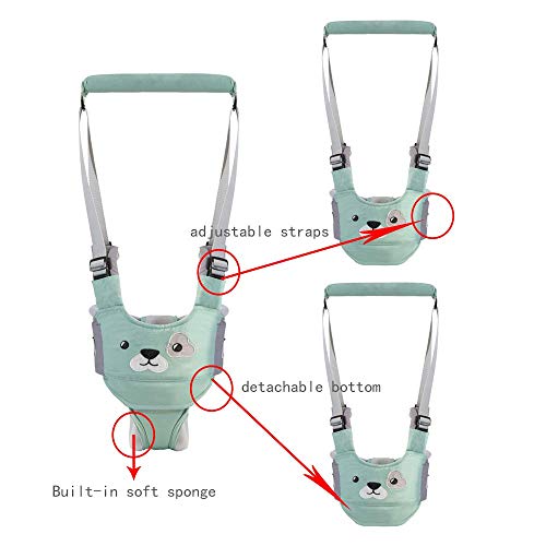 Felly Arnes Bebes, Ajustable Arnés de Seguridad Bebe con Hebilla de Seguridad, Toddler Walking Assistant, Transpirable Cinturón de Andador, Arnés de Bebe a Pie de Caminado Aprendizaje Chaleco (verde) Felly Arnes Bebes, Ajustable Arnés de Seguridad Bebe con Hebilla de Seguridad, Toddler Walking Assistant, Transpirable Cinturón de Andador, Arnés de Bebe a Pie de Caminado Aprendizaje Chaleco (verde)