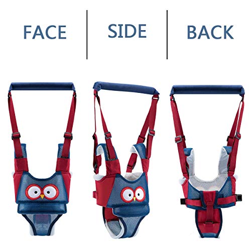 Felly Correa Bebe Para Caminar, Ajustable Arnés de Seguridad Bebe con Hebilla de Seguridad Diseño de Malla Transpirable Arnes Bebes, Cinturón de Andador a Pie de Caminado Aprendizaje Chaleco (Azul) Felly Correa Bebe Para Caminar, Ajustable Arnés de Seguridad Bebe con Hebilla de Seguridad Diseño de Malla Transpirable Arnes Bebes, Cinturón de Andador a Pie de Caminado Aprendizaje Chaleco (Azul)