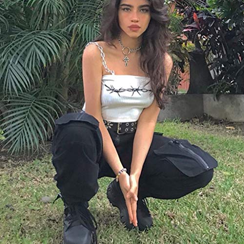 FELZ Estilo Callejero Mujer Pantalones Negros con Bolsillos Pantalones Casuales Diarios Pantalones Elastico Cintura Altura Polainas para Running Pilates Fitness Leggings Deporte Mujer Cintura Alta FELZ Estilo Callejero Mujer Pantalones Negros con Bolsillos Pantalones Casuales Diarios Pantalones Elastico Cintura Altura Polainas para Running Pilates Fitness Leggings Deporte Mujer Cintura Alta
