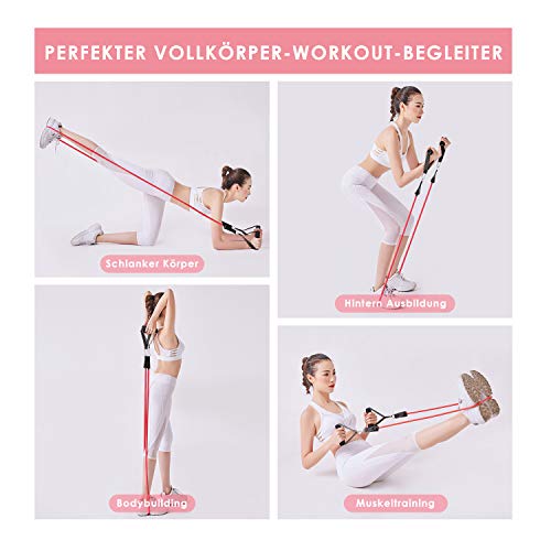 Femor Bandas de Resistencia, Bandas Elásticas de Musculacion, Conjunto de 5 Bandas de Fitness, Apilables hasta 100 LB / 150 LB con Asas, Correas de Tobillo, Ancla de Puerta, Bolsa de Transporte Femor Bandas de Resistencia, Bandas Elásticas de Musculacion, Conjunto de 5 Bandas de Fitness, Apilables hasta 100 LB / 150 LB con Asas, Correas de Tobillo, Ancla de Puerta, Bolsa de Transporte