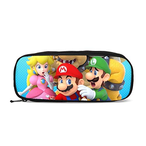 FENGHU Mochila de Dibujos Mario 4pcs 3D Super Mario Bros Anime School Bag Set Niños Mujeres Hombres con lonchera Estuche para lápices Mocila Infantil Escolar FENGHU Mochila de Dibujos Mario 4pcs 3D Super Mario Bros Anime School Bag Set Niños Mujeres Hombres con lonchera Estuche para lápices Mocila Infantil Escolar