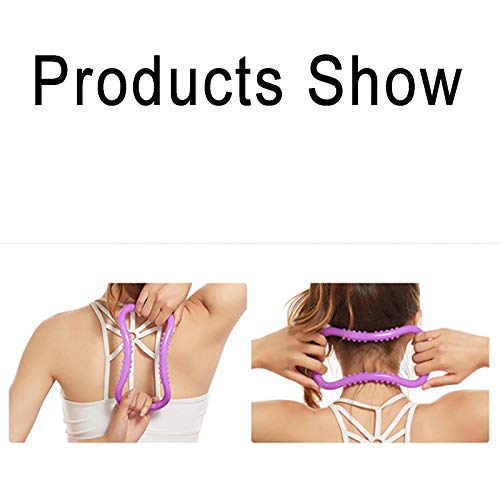 Fengshunte 2 anillos de yoga morado/rosa para estirar mano con puntos bump para yoga, para entrenamiento en casa, para estiramientos, masajes cervicales y ejercicios de piernas. Fengshunte 2 anillos de yoga morado/rosa para estirar mano con puntos bump para yoga, para entrenamiento en casa, para estiramientos, masajes cervicales y ejercicios de piernas.