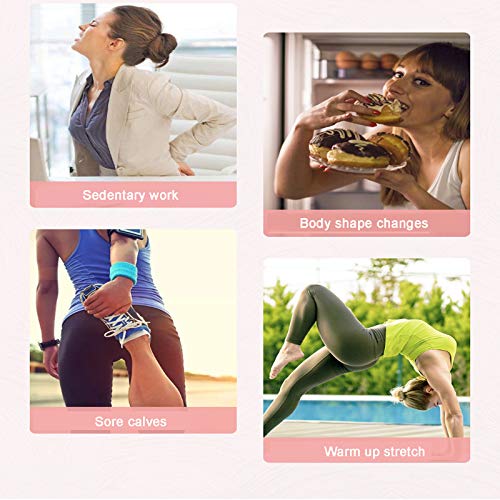 Fengshunte 2 anillos de yoga morado/rosa para estirar mano con puntos bump para yoga, para entrenamiento en casa, para estiramientos, masajes cervicales y ejercicios de piernas. Fengshunte 2 anillos de yoga morado/rosa para estirar mano con puntos bump para yoga, para entrenamiento en casa, para estiramientos, masajes cervicales y ejercicios de piernas.
