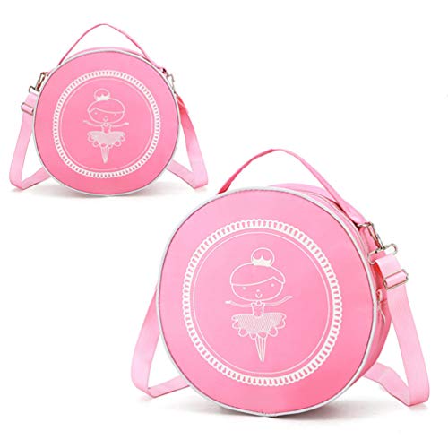 FENICAL bolsa de baile de ballet para niñas bailarina bandolera bolsa de mensajero para niñas (rosa)