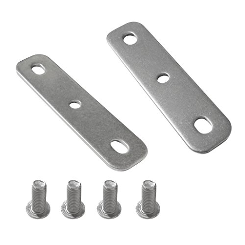 Fenteer 2 Unidades Placas de Montaje de Soporte de Motor de Kayak + 4 x Tornillos de Acero Inoxidable Duradero de Usar