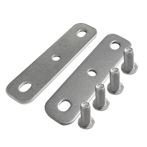 Fenteer 2 Unidades Placas de Montaje de Soporte de Motor de Kayak + 4 x Tornillos de Acero Inoxidable Duradero de Usar