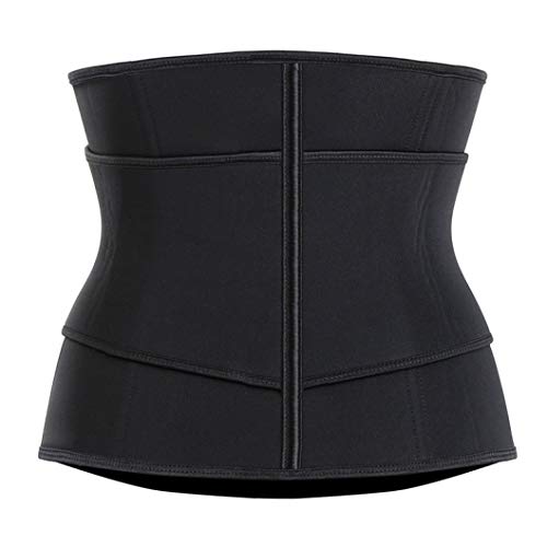 FENTINAYA Hombres Body Shaper Abdomen Cinturón Adelgazante Sudor Neopreno Huesos de Acero Cintura Entrenador Tallas Grandes Fajas