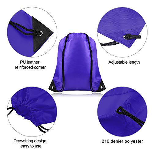 FEPITO 22pcs Bolsa Mochila Cordones Cadena Mochila Bolsa de Asas a Granel Bolsa de Cincha Bolsas Deportivas para Gimnasio Viajar (16Colors) FEPITO 22pcs Bolsa Mochila Cordones Cadena Mochila Bolsa de Asas a Granel Bolsa de Cincha Bolsas Deportivas para Gimnasio Viajar (16Colors)