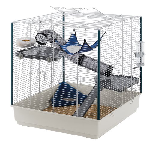 Feplast 57062414 Jaula de Grandes Dimensiones para Hurones Furet XL, Accesorios Incluidos, 80 x 75 x 86.5 Cm Gris Feplast 57062414 Jaula de Grandes Dimensiones para Hurones Furet XL, Accesorios Incluidos, 80 x 75 x 86.5 Cm Gris