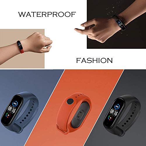 Ferilinso 15 Piezas Correas para Xiaomi Mi Band 5 + 4 Piezas Protector Pantalla, Silicona Pulsera de Recambio Brazalete Extensibles Reemplazo Compatible con Mi Band 5