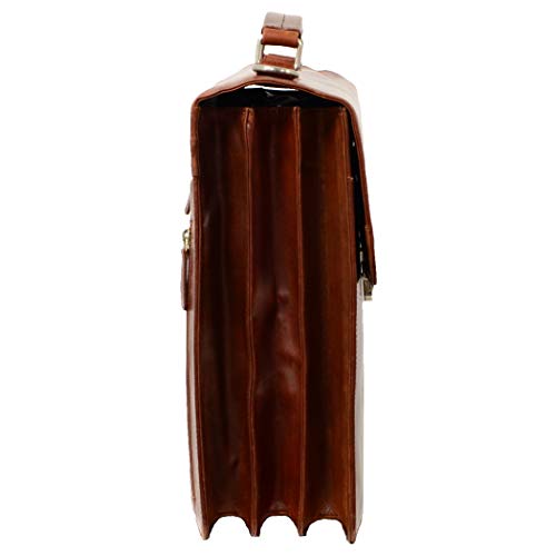 FEYNST Maletín de piel para portátil de 15,6 pulgadas, para hombre FEYNST Maletín de piel para portátil de 15,6 pulgadas, para hombre