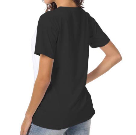 fffdaww Lifehouse Almería Mujer'S Manga Corta Cuello Redondo Fashion Baseball tee SimpleBlack