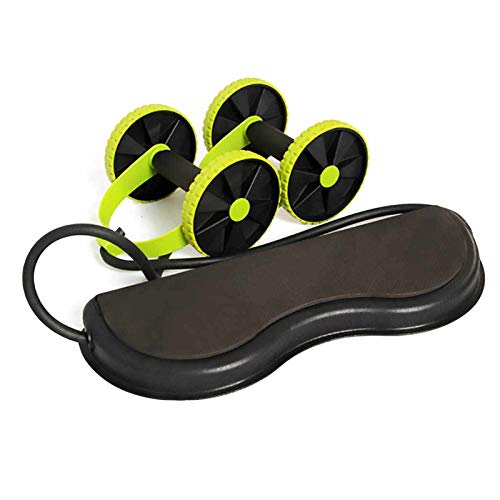 FFitnes FFITNESS Wheel Band AB Roller con Resistencia elástica, Unisex Adulto, Verde, Talla única FFitnes FFITNESS Wheel Band AB Roller con Resistencia elástica, Unisex Adulto, Verde, Talla única