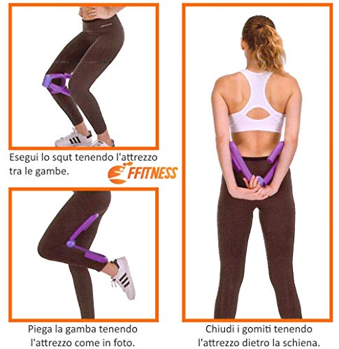 FFitness Thigh Master, Mujer, Azul Celeste, Talla única FFitness Thigh Master, Mujer, Azul Celeste, Talla única