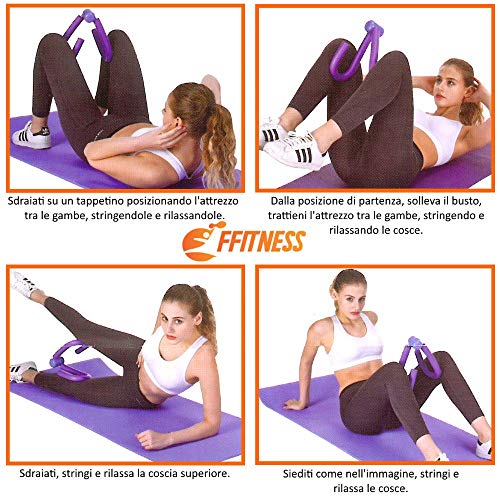 FFitness Thigh Master, Mujer, Azul Celeste, Talla única FFitness Thigh Master, Mujer, Azul Celeste, Talla única