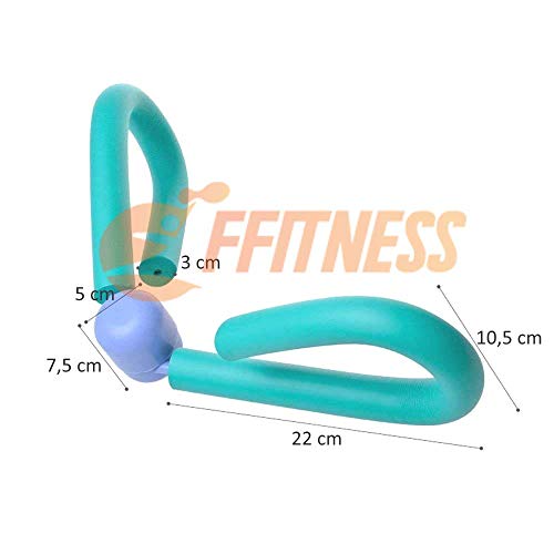 FFitness Thigh Master, Mujer, Azul Celeste, Talla única FFitness Thigh Master, Mujer, Azul Celeste, Talla única