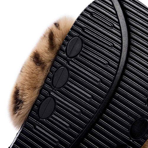 FGA Zapatos Slippers Mujer,Peluche Conejo Rex Suela De EVA Plana Chanclas Sandalia Suela Antideslizante Resistente Al Desgaste Súper Esponjoso Plush Slippers Punta Abierta Mullido Plano Outdoor/Indoor FGA Zapatos Slippers Mujer,Peluche Conejo Rex Suela De EVA Plana Chanclas Sandalia Suela Antideslizante Resistente Al Desgaste Súper Esponjoso Plush Slippers Punta Abierta Mullido Plano Outdoor/Indoor