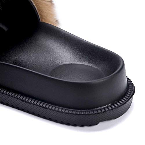 FGA Zapatos Slippers Mujer,Peluche Conejo Rex Suela De EVA Plana Chanclas Sandalia Suela Antideslizante Resistente Al Desgaste Súper Esponjoso Plush Slippers Punta Abierta Mullido Plano Outdoor/Indoor FGA Zapatos Slippers Mujer,Peluche Conejo Rex Suela De EVA Plana Chanclas Sandalia Suela Antideslizante Resistente Al Desgaste Súper Esponjoso Plush Slippers Punta Abierta Mullido Plano Outdoor/Indoor
