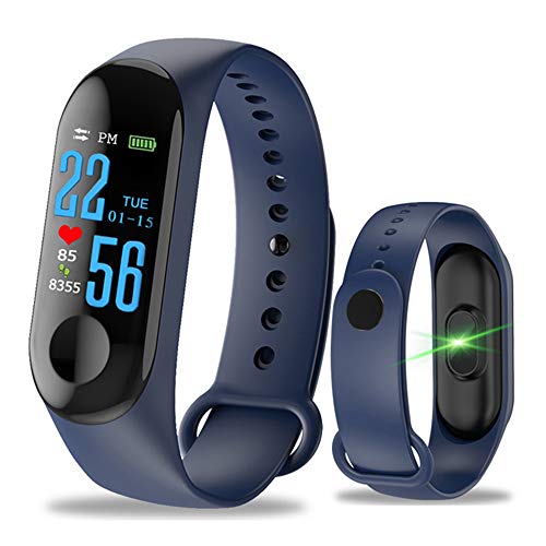 FGFGG M3 Fitness Tracker Pulsera inteligente con pantalla a color, monitor de actividad con presión arterial y frecuencia cardíaca