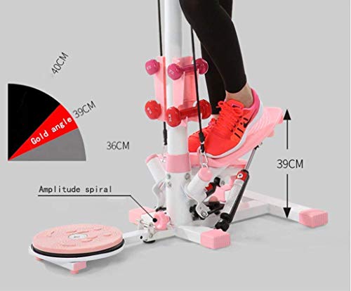 FGVBC Stepper Multifuncional Stepper Adelgaza la Cintura Adelgazante, Pure Fitness Mini stepperSe Puede Utilizar para la Familia, el Gimnasio y el Lugar de Trabajo. - Máquina de Pedales