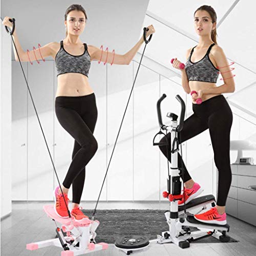 FGVBC Stepper Multifuncional Stepper Adelgaza la Cintura Adelgazante, Pure Fitness Mini stepperSe Puede Utilizar para la Familia, el Gimnasio y el Lugar de Trabajo. - Máquina de Pedales