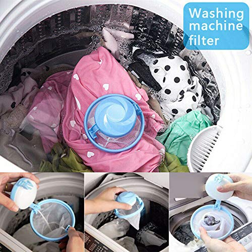 FHFF Bolsa de malla 1Pc Lavadora Bolsa De Filtro De Lavandería Útil Flotador Pelusa Recogedor De Pelo Bolsa De Malla Bolsas Cestas Organización Azul FHFF Bolsa de malla 1Pc Lavadora Bolsa De Filtro De Lavandería Útil Flotador Pelusa Recogedor De Pelo Bolsa De Malla Bolsas Cestas Organización Azul