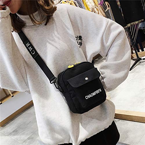 FiedFikt - Bolso al hombro para mujer negro A FiedFikt - Bolso al hombro para mujer negro A