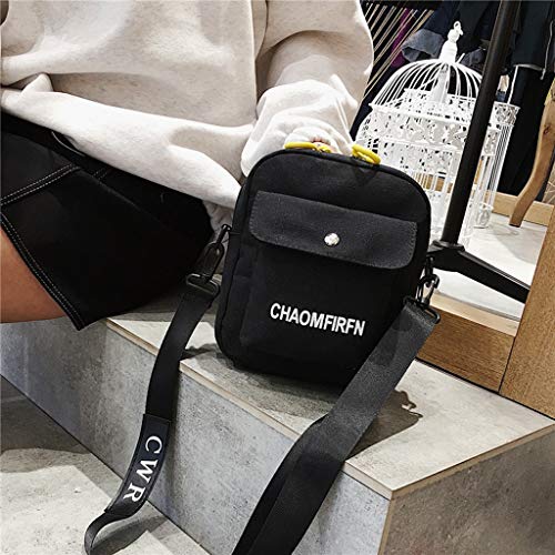 FiedFikt - Bolso al hombro para mujer negro A FiedFikt - Bolso al hombro para mujer negro A