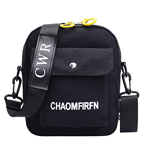 FiedFikt - Bolso al hombro para mujer negro A FiedFikt - Bolso al hombro para mujer negro A