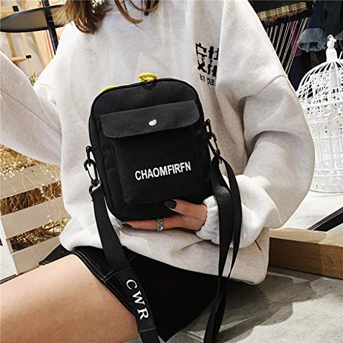 FiedFikt - Bolso al hombro para mujer negro A FiedFikt - Bolso al hombro para mujer negro A