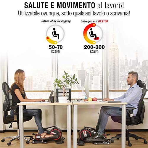 Fiera 2020 - Mini bicicleta elíptica con aplicación Stepper DFX100 Crosstrainer para el ejercicio físico en la oficina y en casa, salud durante el trabajo, no necesita escritorio ajustable Fiera 2020 - Mini bicicleta elíptica con aplicación Stepper DFX100 Crosstrainer para el ejercicio físico en la oficina y en casa, salud durante el trabajo, no necesita escritorio ajustable