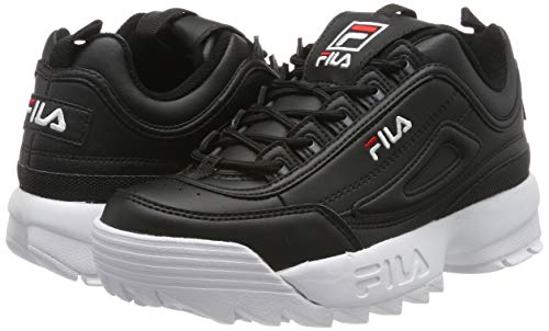 FILA Disruptor, Zapatillas Mujer, Negro (Black), 37 EU FILA Disruptor, Zapatillas Mujer, Negro (Black), 37 EU