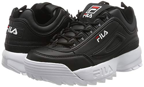 FILA Disruptor, Zapatillas Mujer, Negro (Black), 37 EU