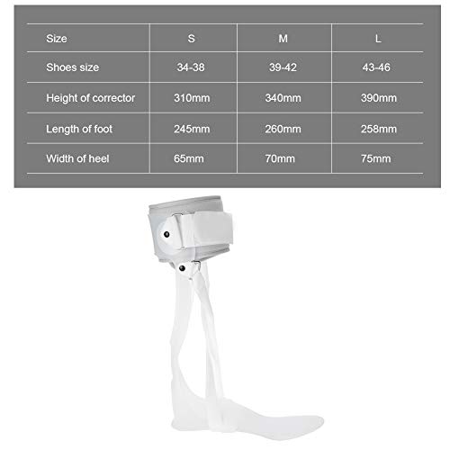 Filfeel Soporte para el Tobillo, ortesis la caída del pie, férula ortodoncia ortopédica, Aprobado por FDA(Right L) Filfeel Soporte para el Tobillo, ortesis la caída del pie, férula ortodoncia ortopédica, Aprobado por FDA(Right L)