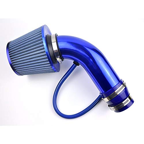filtro aire coche universal Cromado filtro de aire conico completo azul filtro aire coche universal Cromado filtro de aire conico completo azul