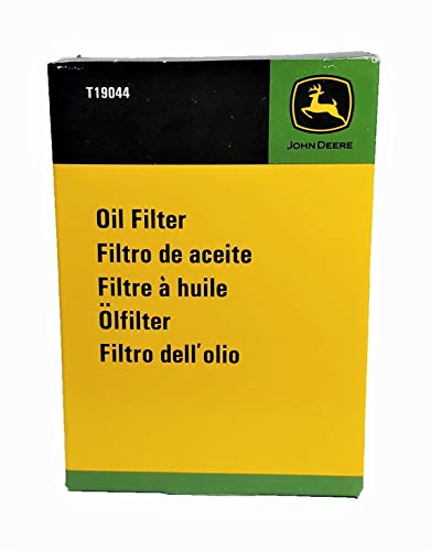 Filtro de aceite motor T19044 para Tractor JOHN DEERE. Repuesto original.