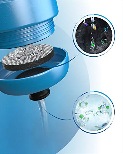 FILTROS BRITA MICRODISC – Pack 3 filtros para el agua, Discos filtrantes compatibles con botellas BRITA que reducen la cal y el cloro