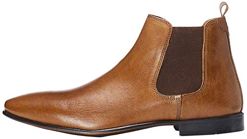 find. Botines Chelsea de Piel Hombre, Marrón (Tan), 42 EU