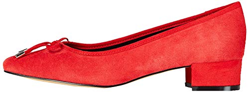 find. Mini Heel Leather Ballet Zapatos de Tacón, Rojo Red, 36 EU find. Mini Heel Leather Ballet Zapatos de Tacón, Rojo Red, 36 EU
