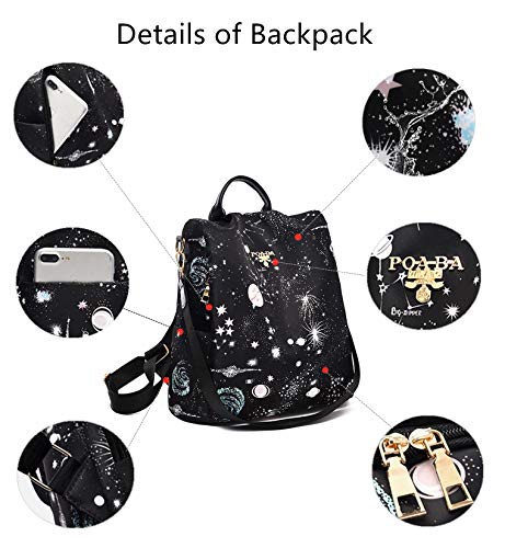 Findkey Mochila de Antirrobo Mujer Bolsos Oxford Bandolera Bolso de Viaje,Planta Rosa Findkey Mochila de Antirrobo Mujer Bolsos Oxford Bandolera Bolso de Viaje,Planta Rosa