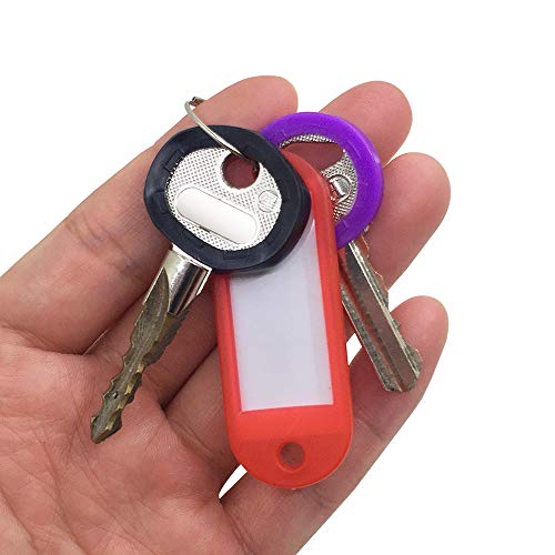FineGood 30 pcs Étiquettes de clés avec 8 étiquettes de clé Windows, identificateur de clé en plastique Couvercle de bague de codage avec une étiquette d'identification de clé pour trousseau de bagage FineGood 30 pcs Étiquettes de clés avec 8 étiquettes de clé Windows, identificateur de clé en plastique Couvercle de bague de codage avec une étiquette d'identification de clé pour trousseau de bagage