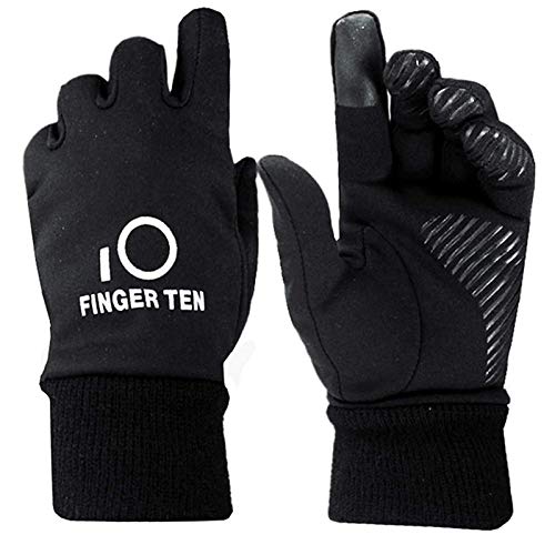 FINGER TEN Guantes de Invierno para Niños, Pantalla Táctil, Niños, Niñas, a Prueba de Agua, Guante Junior, Deporte al Aire Libre (Negro, Large) FINGER TEN Guantes de Invierno para Niños, Pantalla Táctil, Niños, Niñas, a Prueba de Agua, Guante Junior, Deporte al Aire Libre (Negro, Large)