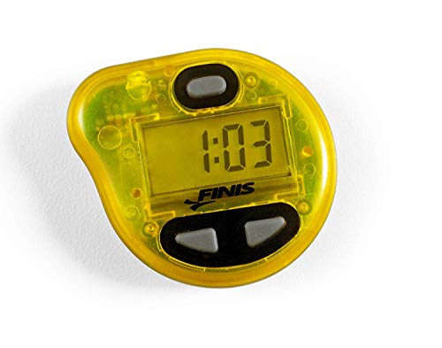 Finis Erweiterte Akustische Metronom Zum Schwimmen Tempo Trainer Pro Cronómetro de natación, Unisex, Amarillo, Small