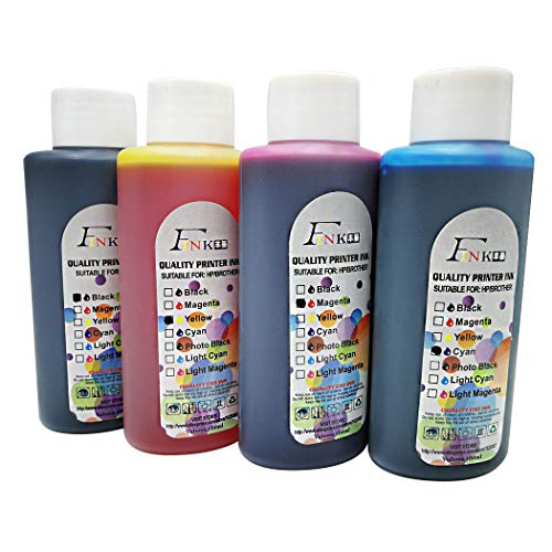 Fink 5 Botellas De Tinta De Tinte De Calidad Compatible con Hp 301 302 304 62XL 364 920 950 932 655 934 903 Cartuchos De Tinta