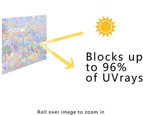 Finnez Vinilos para Ventanas - 3D Pelicula Privacidad Electrostática Pegatinas Translúcidas Esmeriladas para Ventana, para Oficina Cocina Baño Hogar (90 × 200 cm) Finnez Vinilos para Ventanas - 3D Pelicula Privacidad Electrostática Pegatinas Translúcidas Esmeriladas para Ventana, para Oficina Cocina Baño Hogar (90 × 200 cm)