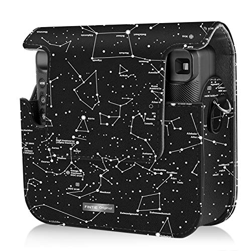 Fintie Funda para Fujifilm Instax Square SQ6 Cámara Analógica Instantánea - Bolsa de Cuero Sintético de Primera Calidad con Correa Ajustable/Desmontable, Constelación