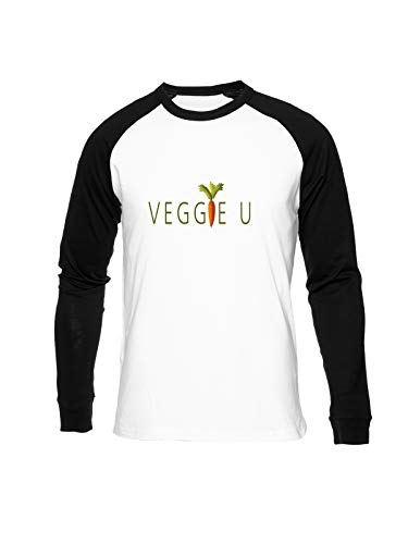 Fioze Vegetariano Tú Camiseta Béisbol Unisex Cuello Redondo Baseball Unisex T-Shirt
