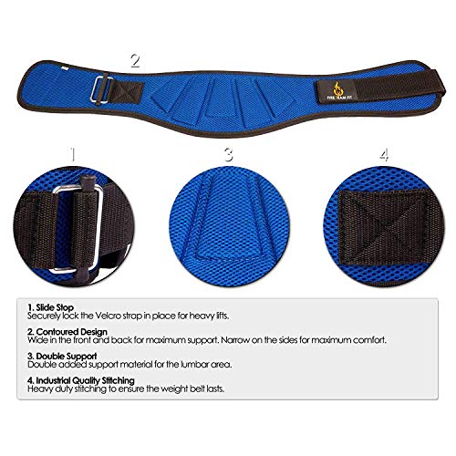 Fire Team Fit Cinturon Levantamiento Pesas, Cinturon Lumbar Gimnasio Hombre, Cinturon Pesas Levantamiento, Cinturon Peso, Cinturon de Peso (Blue Small) Fire Team Fit Cinturon Levantamiento Pesas, Cinturon Lumbar Gimnasio Hombre, Cinturon Pesas Levantamiento, Cinturon Peso, Cinturon de Peso (Blue Small)