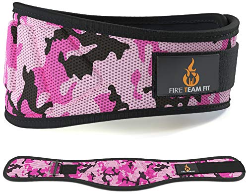 Fire Team Fit Fuego Equipo Ajuste Cinturón de Levantamiento de Pesas, Levantamiento olímpico, para Hombres y Mujeres