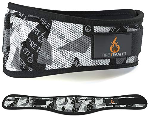 Fire Team Fit Fuego Equipo Ajuste Cinturón de Levantamiento de Pesas, Levantamiento olímpico, para Hombres y Mujeres